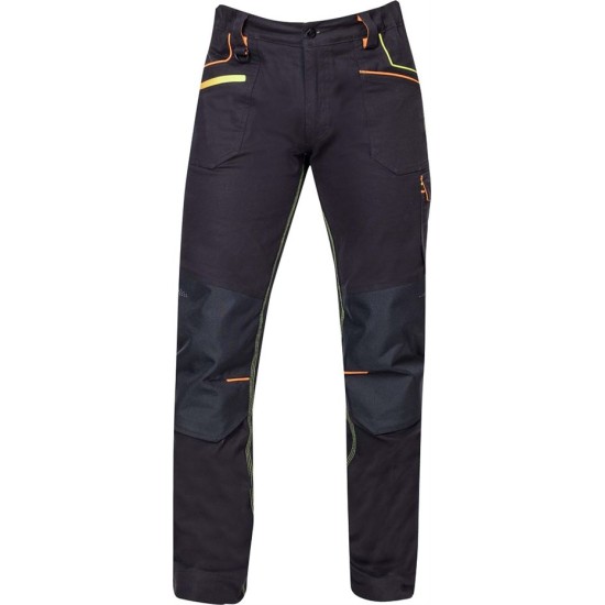 Pantaloni de lucru strech rezistenti la uzura, slim fit, negru Pantaloni de lucru strech rezistenti la uzura, slim fit, negru