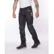 Pantaloni de lucru strech rezistenti la uzura, slim fit, negru Pantaloni de lucru strech rezistenti la uzura, slim fit, negru