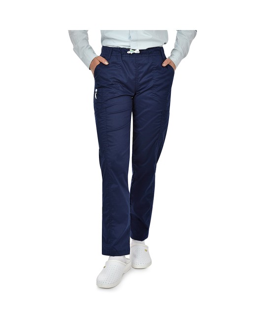 Pantaloni elastici subtiri, 180g/m2 bleumarin