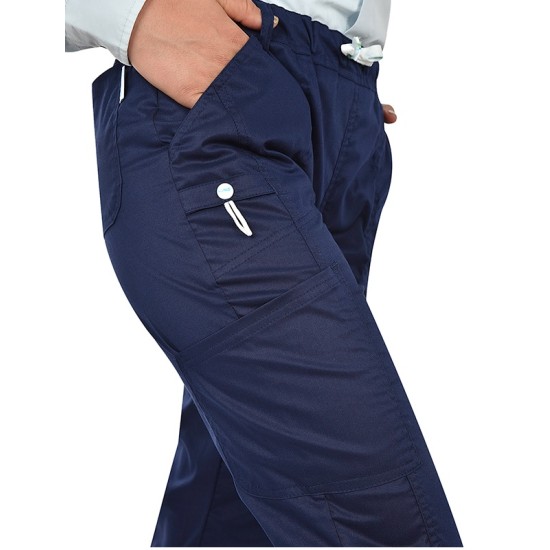 Pantaloni elastici subtiri, 180g/m2 bleumarin Pantaloni elastici subtiri, 180g/m2 bleumarin