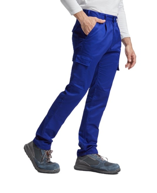 Pantaloni de lucru kombat, tercot 235g/m2, Albastru royal