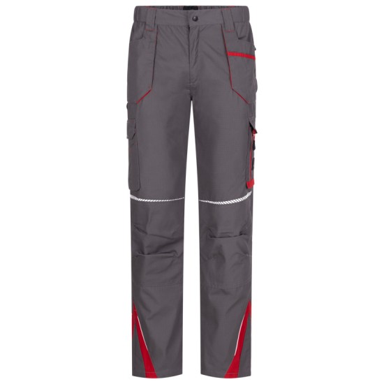 Pantaloni de lucru subtiri Drift, ripstop foarte rezistent, 200g/mp, gri rosu Pantaloni de lucru subtiri Drift, ripstop foarte rezistent, 200g/mp, gri rosu