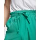 Pantaloni unisex cu snur in talie si mansete inferioare, albastri