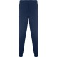 Pantaloni unisex cu snur in talie si mansete inferioare, bleumarin