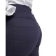 Pantaloni stretch femei, bumbac 280g/m2 Bleumarin