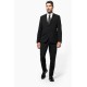 Pantaloni eleganti slimfit, cu vascoza si elastan, Gri inchis Pantaloni eleganti slimfit, cu vascoza si elastan, Gri inchis