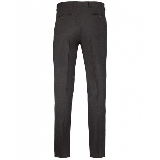 Pantaloni eleganti slimfit, cu vascoza si elastan, Gri inchis Pantaloni eleganti slimfit, cu vascoza si elastan, Gri inchis