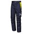 Pantaloni stretch antistatici si ignifugi, arc electric, bleumarin-galben