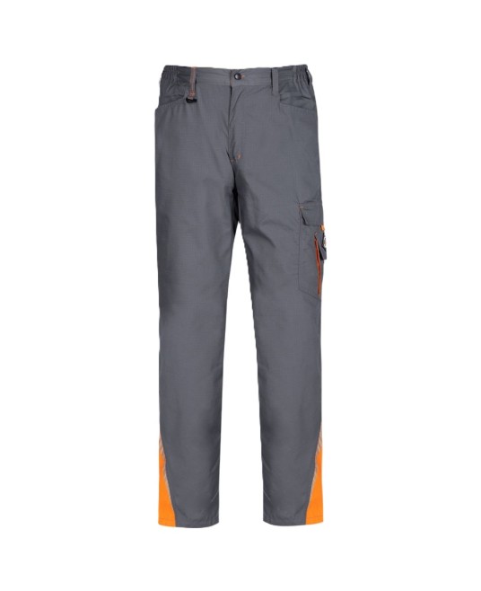Pantaloni de lucru subtiri ripstop Royal, 190g/m2, gri-portocaliu