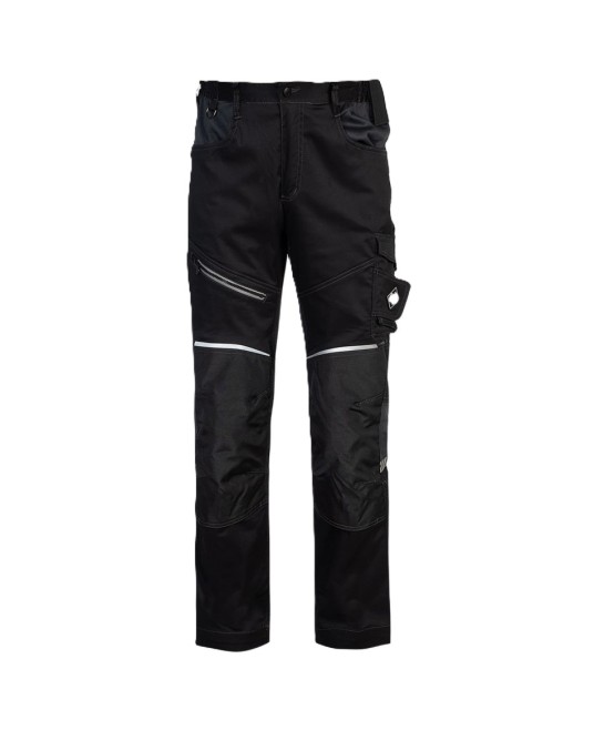 Pantaloni de lucru 4stretch elastici, negru-gri