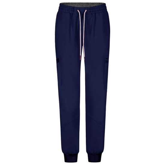 Pantaloni de lucru unisex cu snur in talie si mansete elastice inferioare, bleumarin Pantaloni de lucru unisex cu snur in talie si mansete elastice inferioare, bleumarin