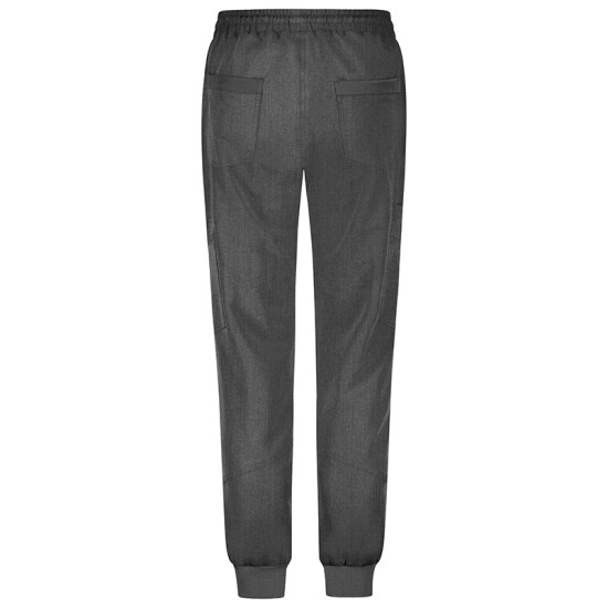 Pantaloni de lucru unisex foarte comozi, vascoza si elastan, gri inchis Pantaloni de lucru unisex foarte comozi, vascoza si elastan, gri inchis