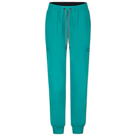 Pantaloni de lucru unisex cu snur in talie si mansete elastice inferioare, verde Pantaloni de lucru unisex cu snur in talie si mansete elastice inferioare, verde