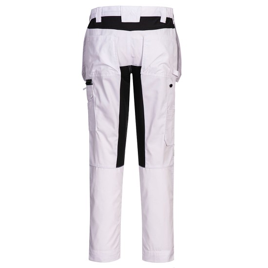 Pantaloni Stretch Holster WX2, tercot 245g/m2, Alb Pantaloni Stretch Holster WX2, tercot 245g/m2, Alb