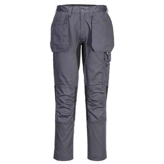 Pantaloni Stretch Holster WX2, tercot 245g/m2, Gri metalic Pantaloni Stretch Holster WX2, tercot 245g/m2, Gri metalic