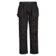 Pantaloni Stretch Holster WX2, tercot 245g/m2, Negru