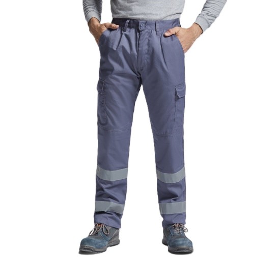 Pantaloni de lucru cu dungi reflectorizante Daily Bleumarin Pantaloni de lucru cu dungi reflectorizante Daily Bleumarin