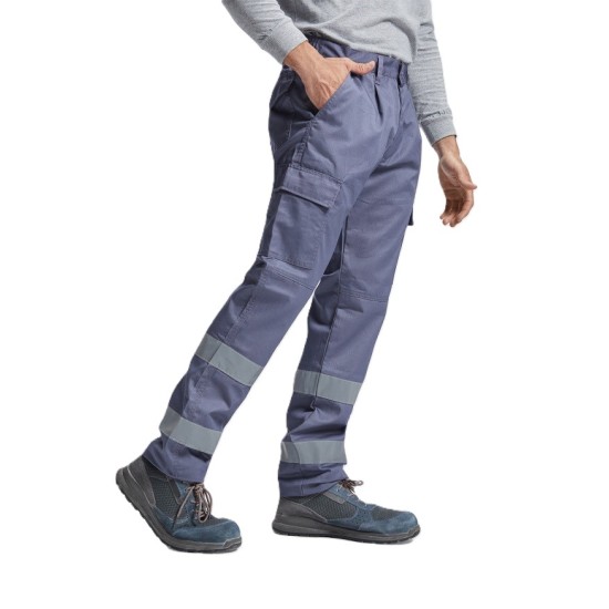 Pantaloni de lucru cu dungi reflectorizante Daily Gri inchis Pantaloni de lucru cu dungi reflectorizante Daily Gri inchis