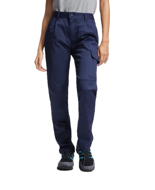 Pantaloni de lucru femei, tercot 235 g/mp, Bleumarin
