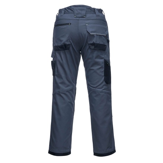 Pantaloni strech subtiri PW3 pentru Tehnic, 190g/m2, Gri/Negru