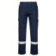 Pantaloni subtiri antistatici si ignifugi cu benzi reflectorizante, Navy Pantaloni subtiri antistatici si ignifugi cu benzi reflectorizante, Navy