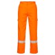 Pantaloni subtiri antistatici si ignifugi cu benzi reflectorizante, Portocaliu Pantaloni subtiri antistatici si ignifugi cu benzi reflectorizante, Portocaliu