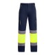 Pantaloni vatuiti HiVis cu dungi reflectorizante, bleumarin-galben Pantaloni vatuiti HiVis cu dungi reflectorizante, bleumarin-galben