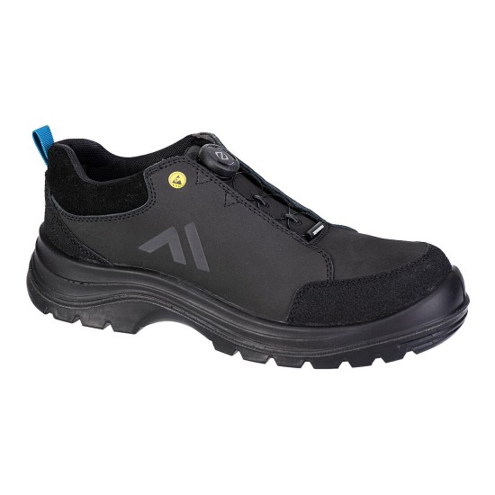 Pantofi de protectie cu inchidere BOA, S3S ESD SR FO Negru/Albastru