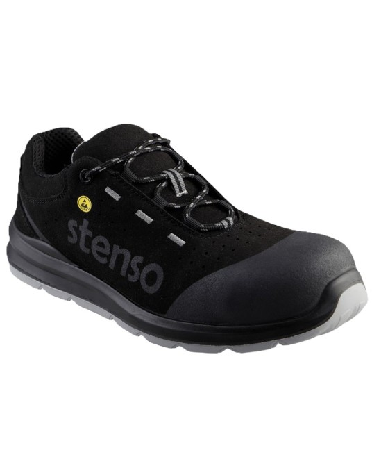 Pantofi de protectie S1PL ESD, bombeu compozit, negru
