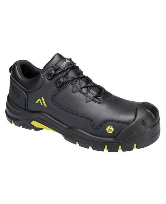 Pantofi de protectie S3S Apex ESD HRO SR SC FO, Negru/Galben