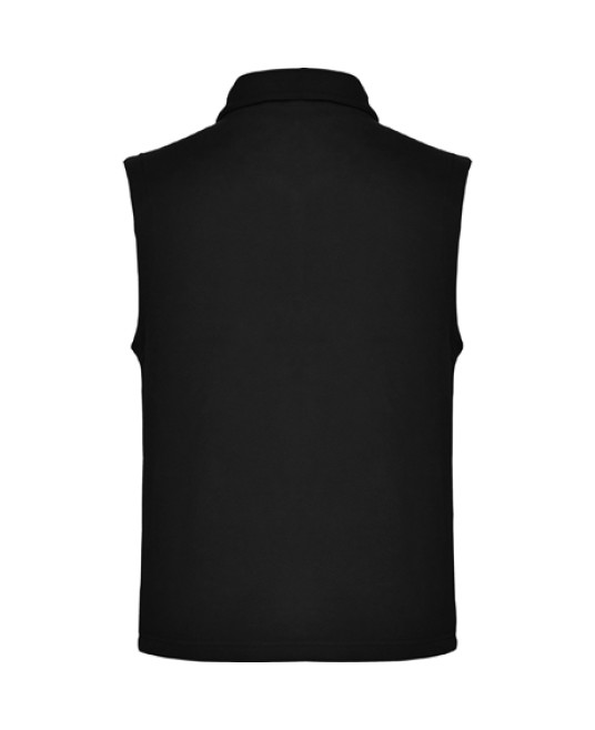 Vesta fleece unisex neagra 300g/m² – calduroasa si confortabila