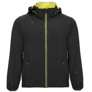 Jacheta softshell cu gluga - negru