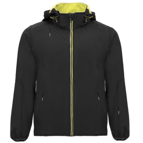 Jacheta softshell cu gluga - negru Jacheta softshell cu gluga - negru