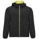Jacheta softshell cu gluga - negru Jacheta softshell cu gluga - negru