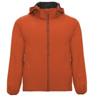 Jacheta softshell cu gluga - portocaliu