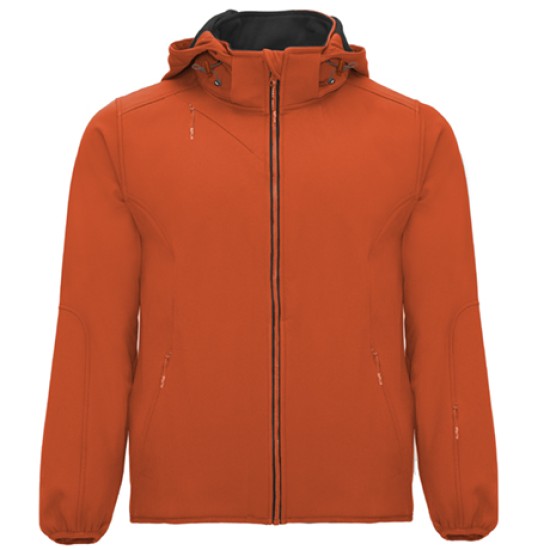 Jacheta softshell cu gluga - portocaliu Jacheta softshell cu gluga - portocaliu