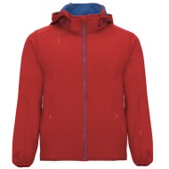 Jacheta softshell cu gluga - rosu