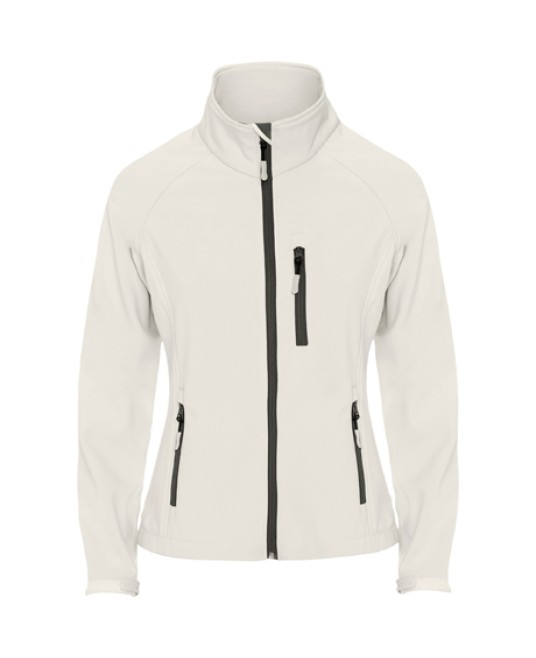 Jacheta softshell  femei - alb
