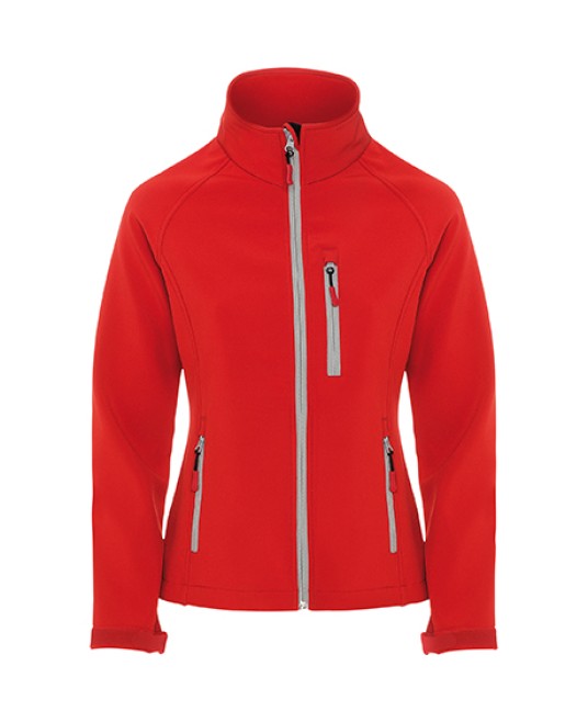 Jacheta softshell  femei - rosu