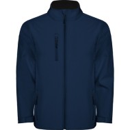 Jacheta softshell  barbati, captuseala polar bleumarin