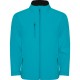 Jacheta softshell barbati, captuseala polar turcoaz Jacheta softshell barbati, captuseala polar turcoaz