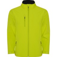 Jacheta softshell  barbati, captuseala polar verde lime