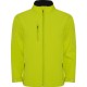 Jacheta softshell  barbati, captuseala polar verde lime