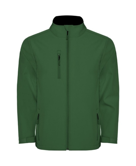 Jacheta softshell  barbati, captuseala polar verde sticla