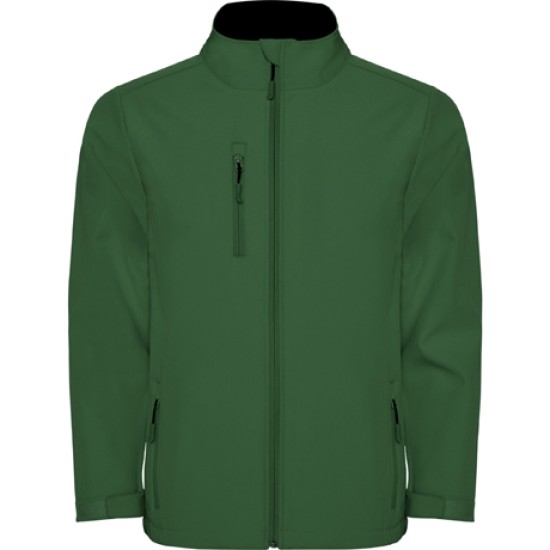 Jacheta softshell barbati, captuseala polar verde sticla Jacheta softshell barbati, captuseala polar verde sticla