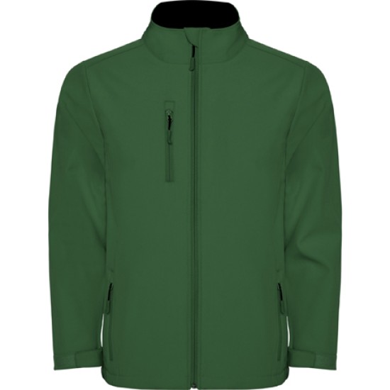 Jacheta softshell barbati, captuseala polar verde sticla