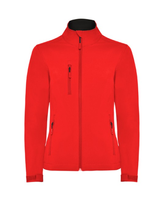Jacheta femei softshell rosu