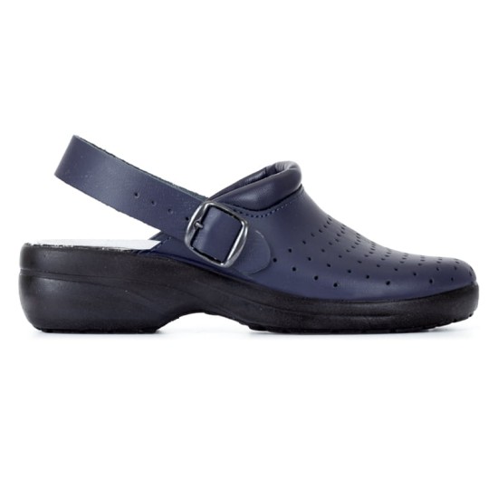 Saboti de lucru O1 cu bareta, unisex, bleumarin Saboti de lucru O1 cu bareta, unisex, bleumarin