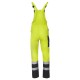 Salopeta cu pieptar HiVis dungi reflectorizante Colins, tercot 240g/m2, galben neon Salopeta cu pieptar HiVis dungi reflectorizante Colins, tercot 240g/m2, galben neon