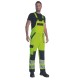 Salopeta HiVis tercot 250g/m2, galben neon